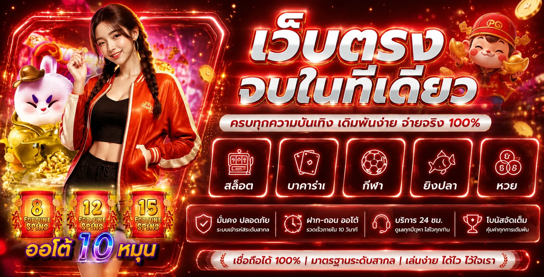 แบนเนอร์รวมความบันเทิง wezeed สล็อต